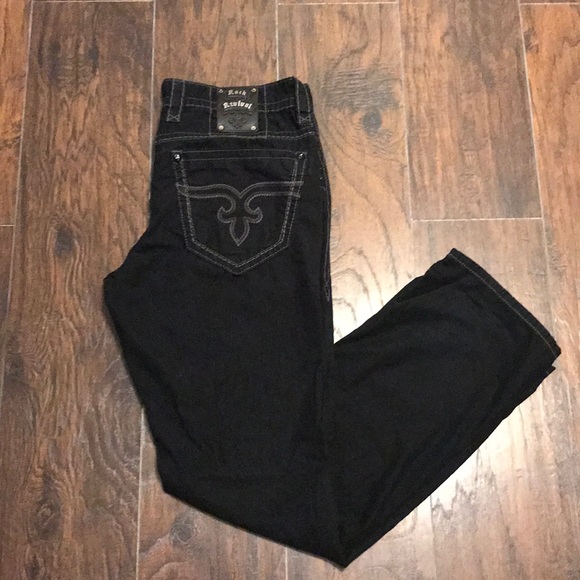 Mens Rock Revival Jeans 34x32 